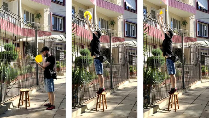 Peça para balão e cerca